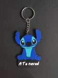 Egyedi neves Stitch kulcstartó